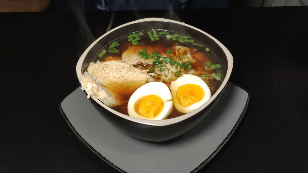 SOPA RAMEN DE POLLO FACIL Y DELICIOSA RECETA
