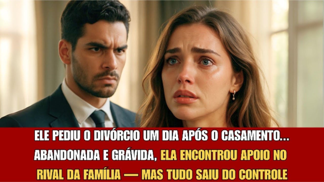 ELE PEDIU DIVÓRCIO UM DIA APÓS O CASAMENTO…SOZINHA E GRÁVIDA,ELA ENCONTROU APOIO NO RIVAL DA FAMÍLIA