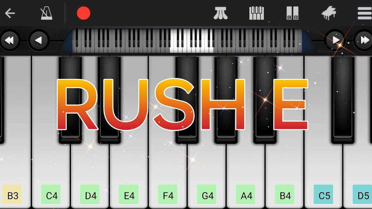RUSH E &bull; Perfect Piano App