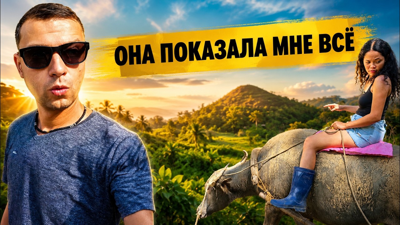 Она реально смогла оседлать этого зверя. Бохол. Филиппины