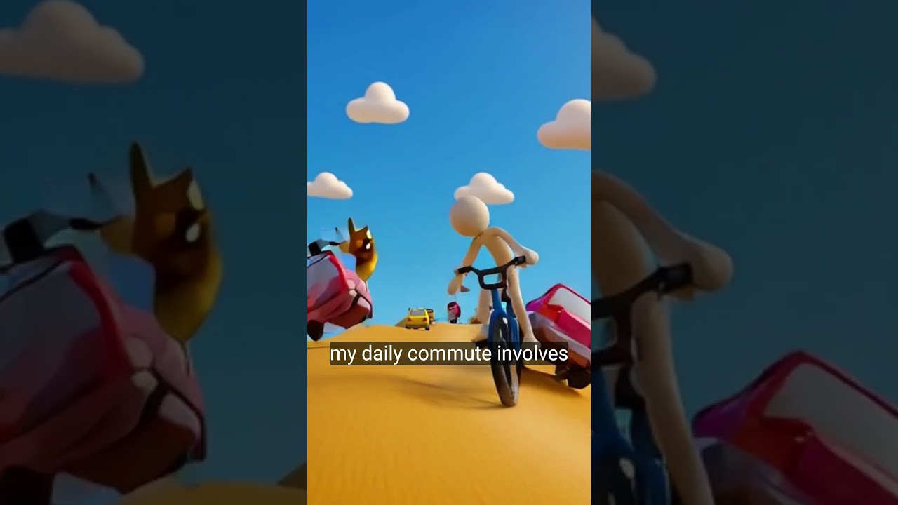 Stickman daily commute be like! 