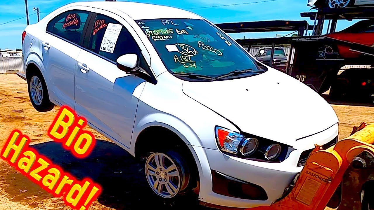 I won a 2015 Biohazard Chevy Sonic from IAA for $2500 w No Key!! Run and Drive??