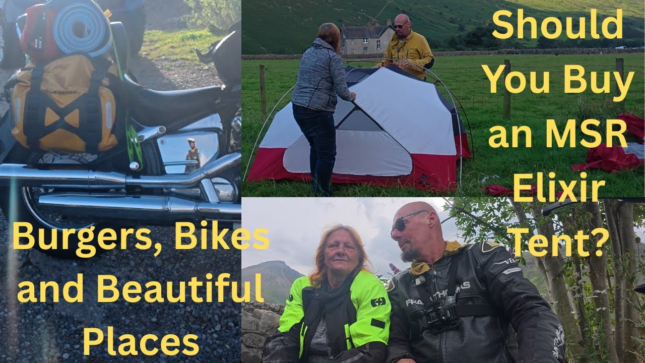 Motorcycle Camping Adventure | MSR Elixir Tent Review