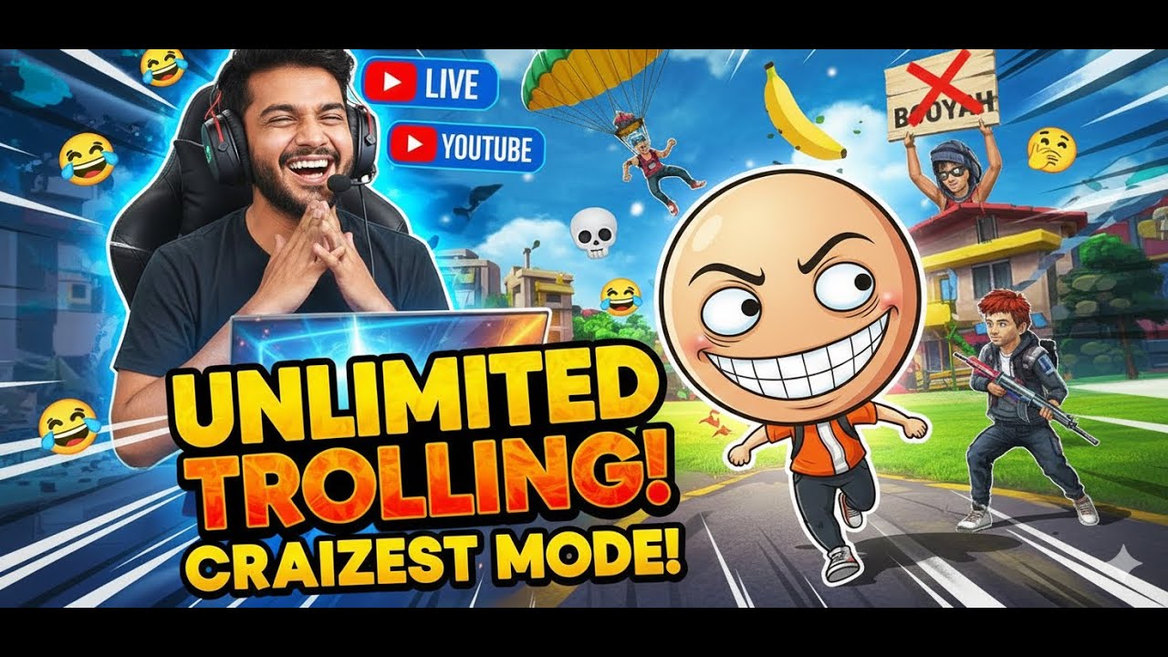 Wtr Is Live | Playing The Most Trolling Mode In FREE FIRE