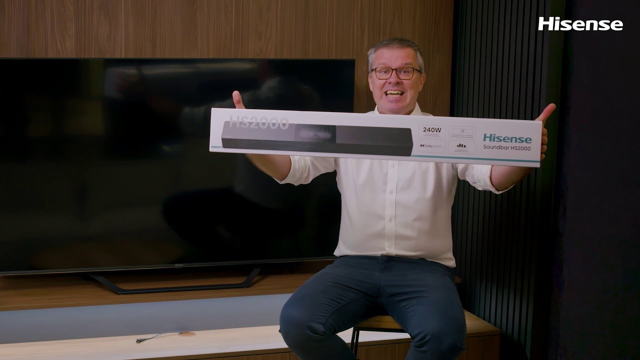 Check out this amazing Hisense HS2000 Soundbar - all in one!