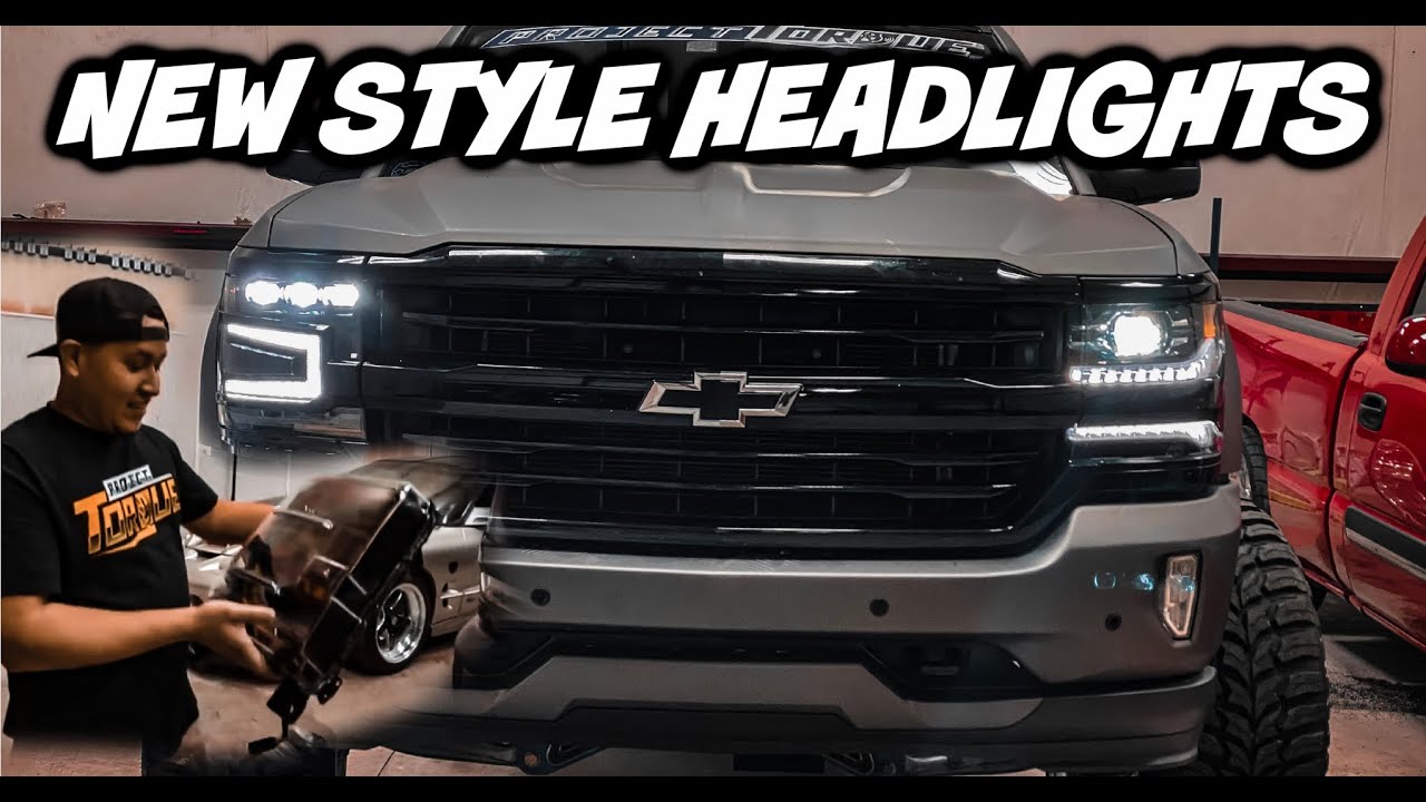 2020 STYLE HEADLIGHTS ON 2016 SILVERADO Z71 ( Headlight Revolution)