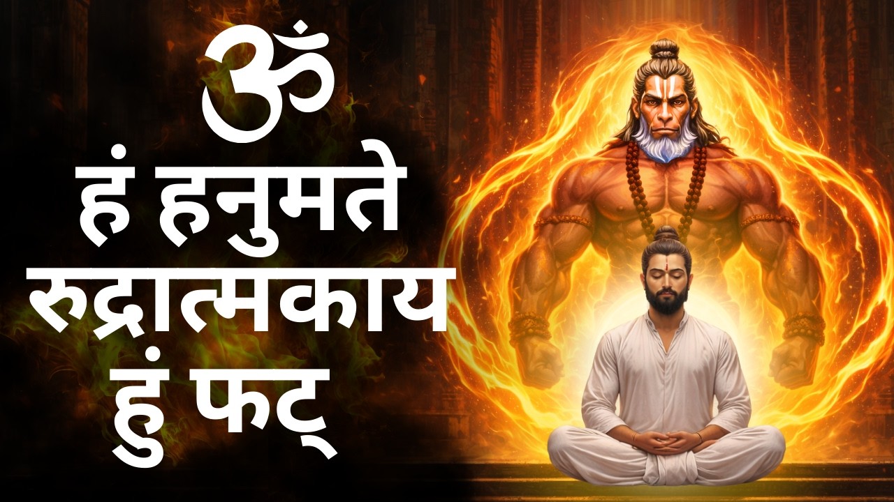 Om Han Hanumate Rudratmakaya Hum Sacred Vedic Chanting of Hanuman  Mantra for Peace Divine Shielding