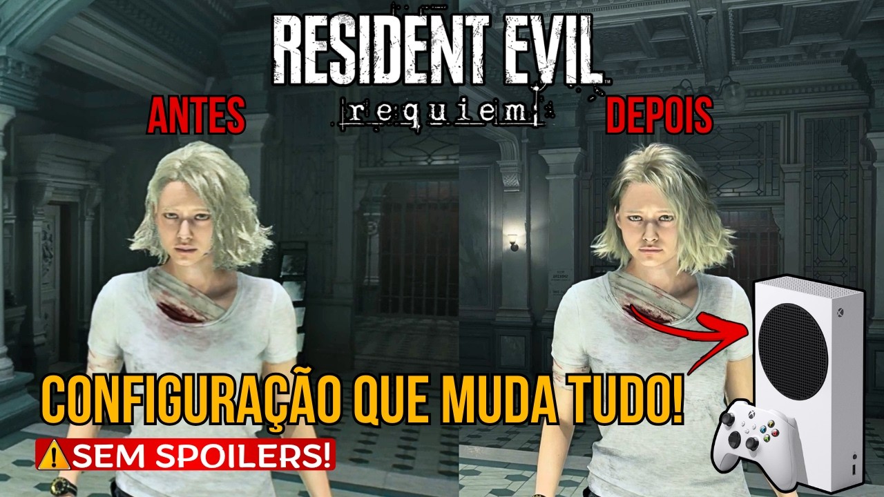 UM ABSURDO! É Por Isso Que RESIDENT EVIL REQUIEM Roda ASSIM no XBOX SERIES S!