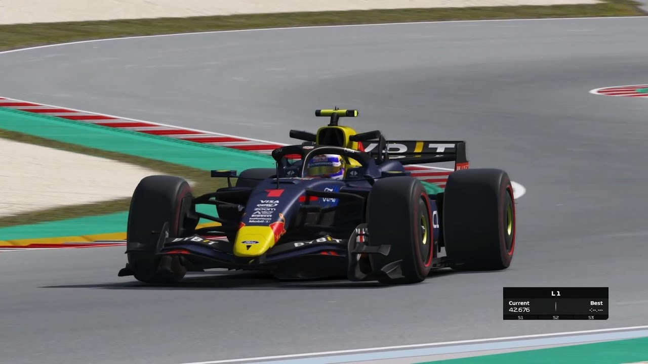 370KM? F1 26 TEST Barcelona VR ONBOARD assetto corsa