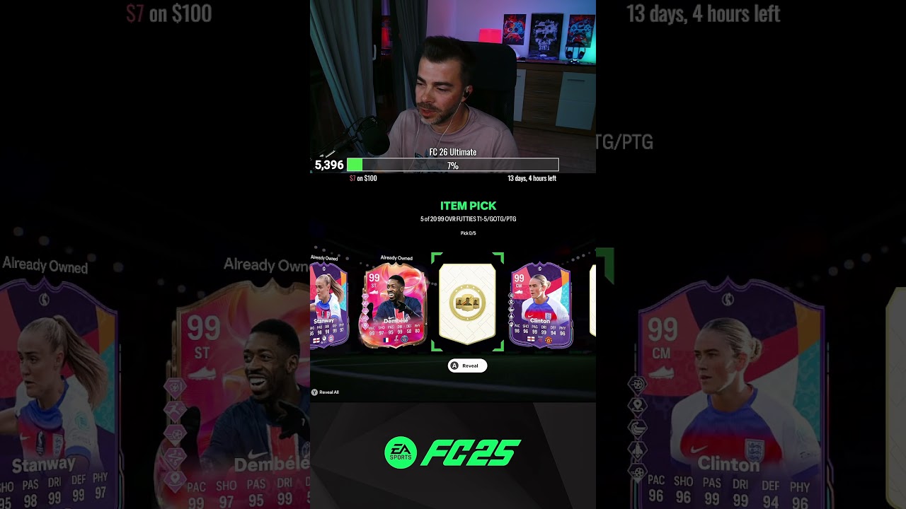 Мой безумный выбор игроков 5 из 20 99 ОБЩ FUTTIES в FC 25! 🤯🔥