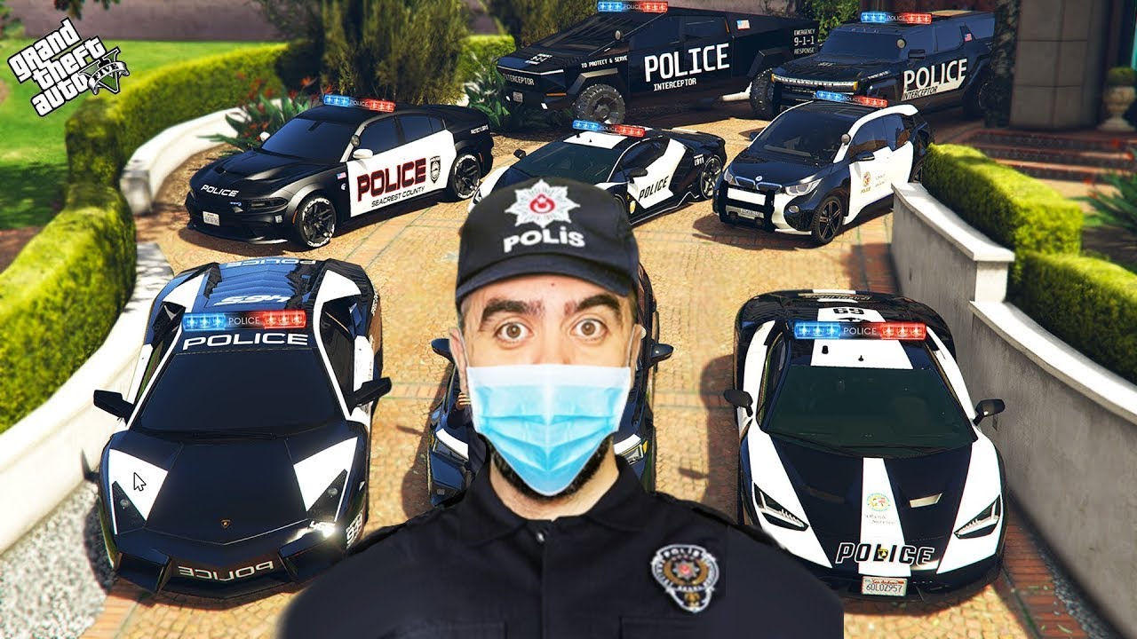 YENI POLIS ARABALARDAN KAÇMAK YÜREK ISTER IZLE BAK - GTA 5 MODS