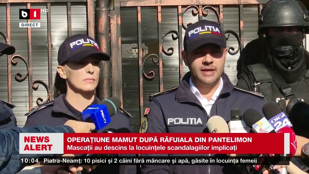 DECLARAȚII ALE POLIȚIEI DESPRE PERCHEZIȚIILE LA NIVEL NAȚIONAL ȘI 11 PERCHEZIȚII ÎN PANTELIMON_Știri