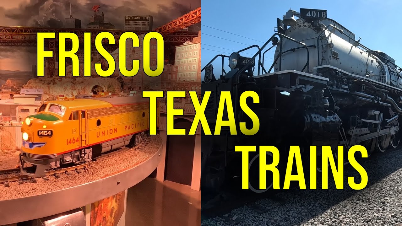 The Museum of the American Railroad and TrainTopia, a massive model train layout in Frisco, Texas