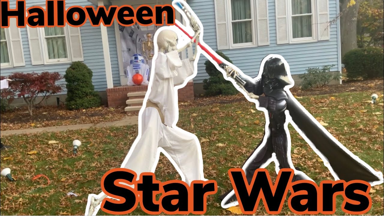 Star Wars Halloween skeleton display tour