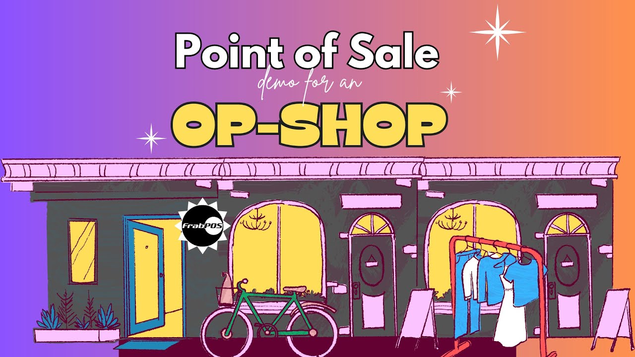 Easiest POS System Setup for an Op Shop - FrabPOS Point of Sale Demo Video (Thrift Shop)