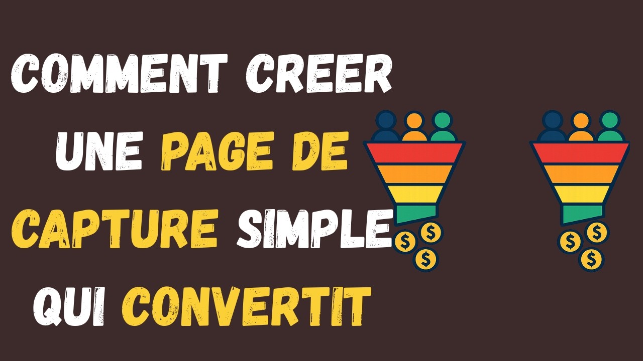 Comment cr&eacute;er une page de capture simple qui convertit (exemple de Damien Menu)