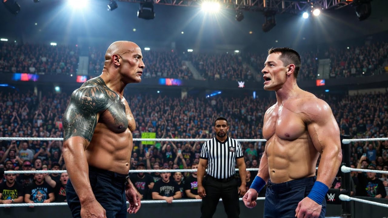 Dwayne Johnson Called John Cena into the Ring and Said &ldquo;Hit Me&rdquo; &mdash; 3 Seconds Later, History Was Made
