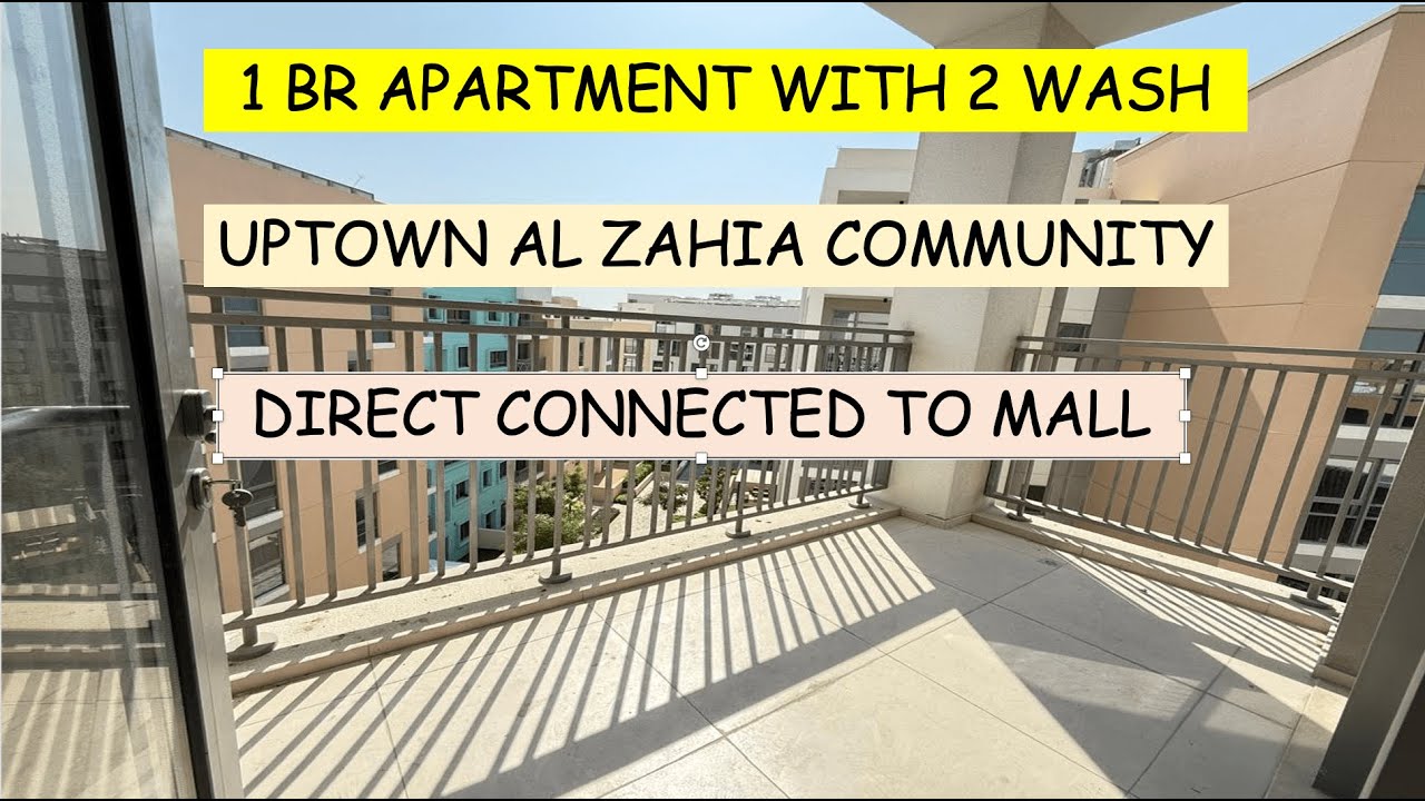 1 Bedroom Apartment Direct Connected to Mall at Uptown Al Zahia Community