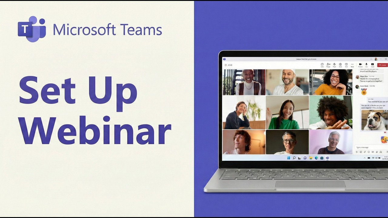 NEW! How To Set Up A Webinar In Microsoft Teams (2026)