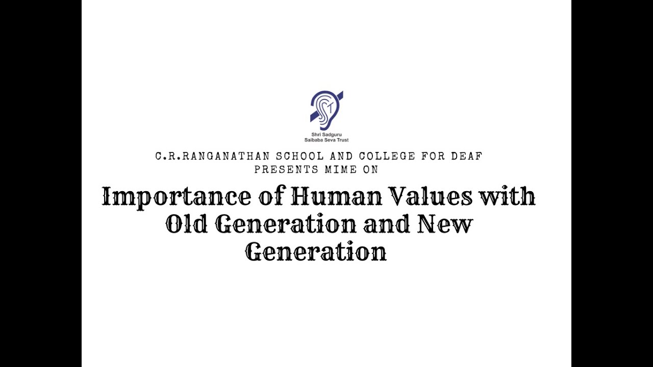 MIME on Importance of Human Values with Old Generation and New Generation.