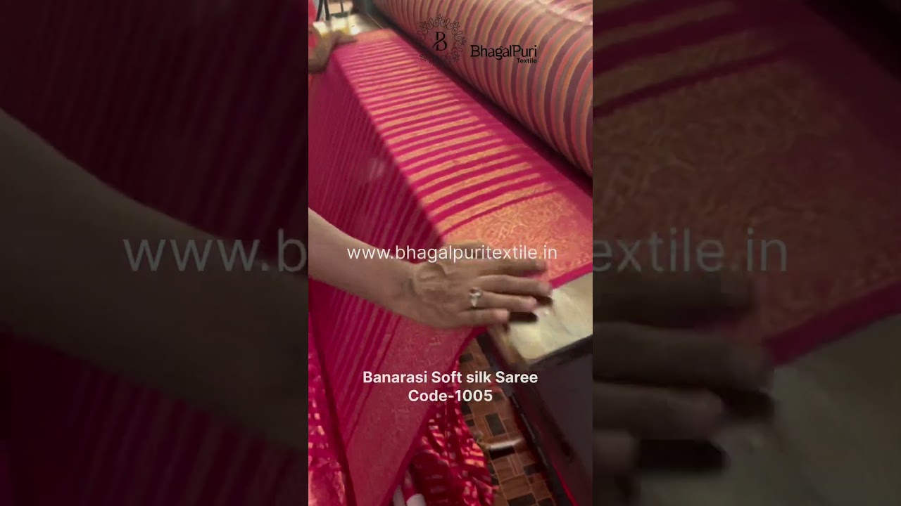 Banarasi Soft Silk handloom Saree | Cotton Silk Saree | Pink banarasi Saree | #handloomsaree  #silk