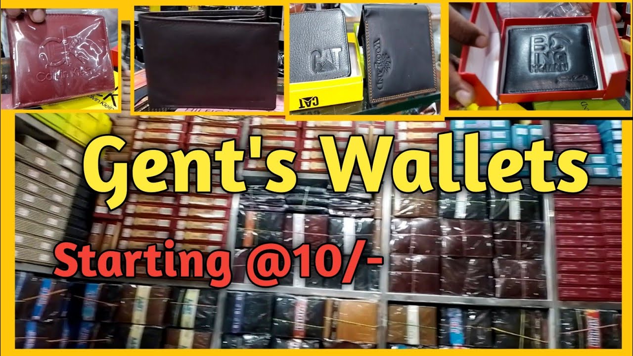 Gent's Wallets Wholesale Market In Kolkata||Leather,Rexine Wallets At Cheapest price