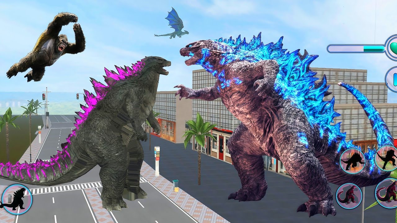 Godzilla vs Gorilla FINAL CITY BATTLE |Rampage 3D Game #10 