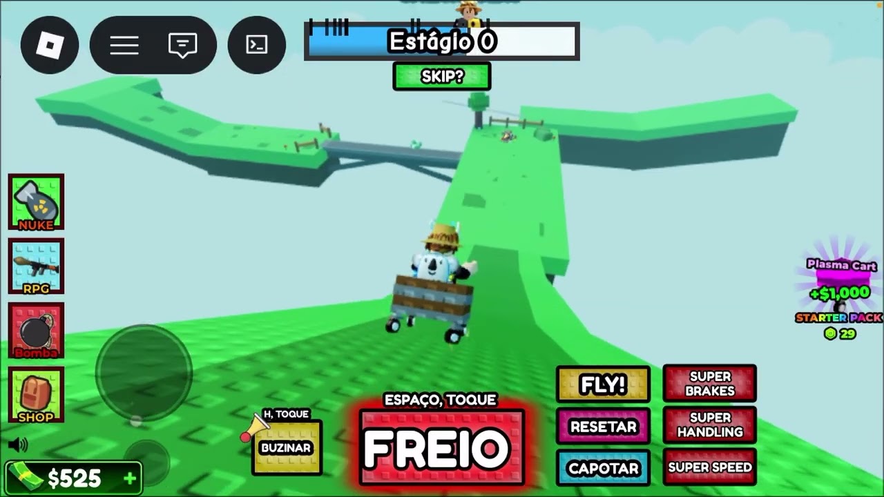 Passei raiva nesse jogo do carrinho
