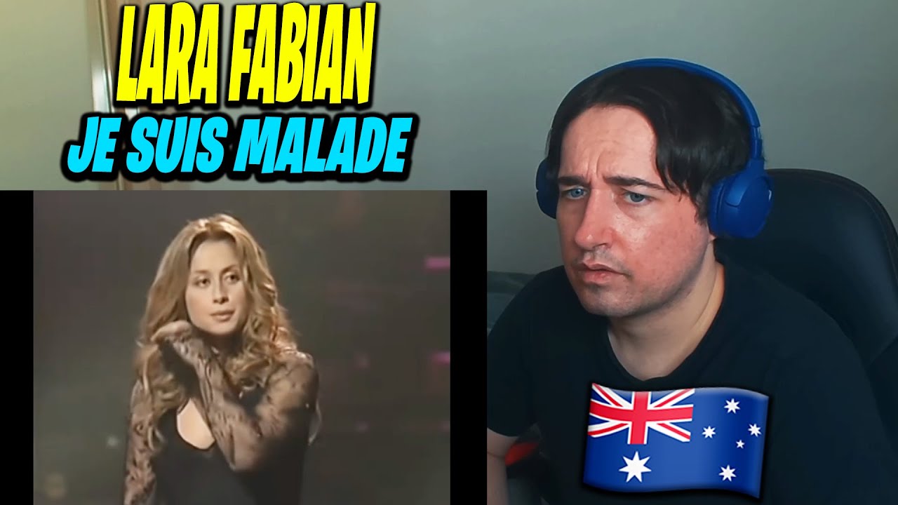 Australian Reaction to Je suis malade Lara Fabian French and English subtitles