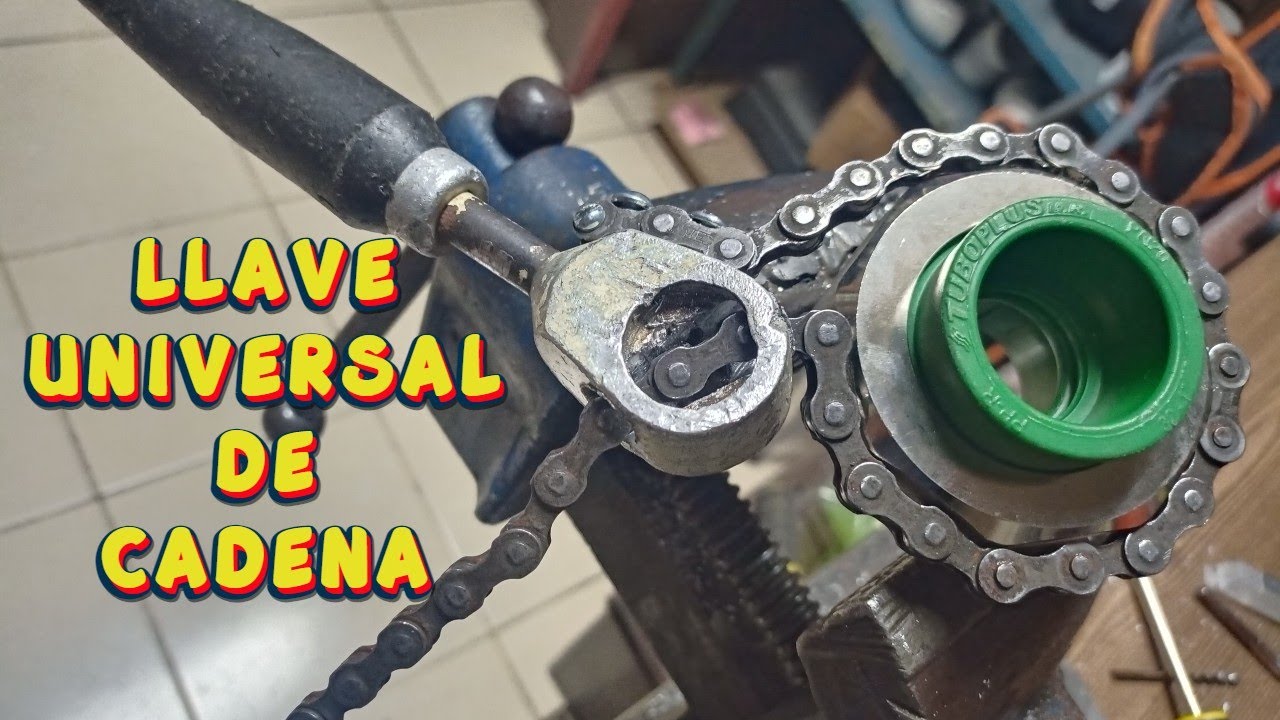 Como Fabricar LLAVE Universal de CADENA Facil y ECONOMICA