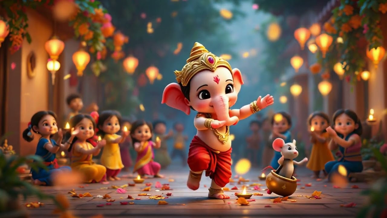 Ganesha is back! ||Ganesha ka nandan nache||Ganpati Bappa Morya, Mangalmurti Morya