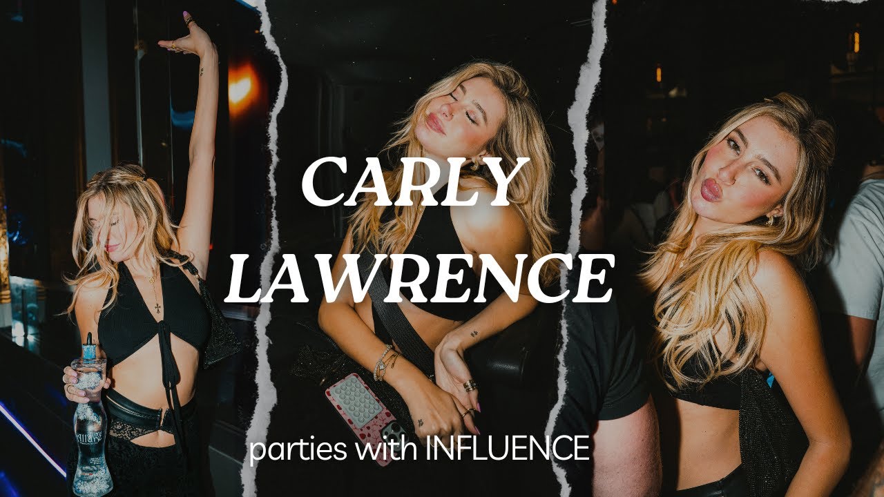 CARLY LAWRENCE PARTIES IN TORONTO WITH INFLUENCE