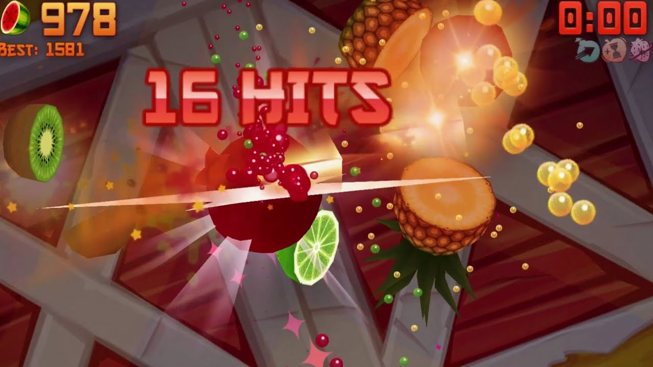 Fruit Ninja iPhone Gameplay #9