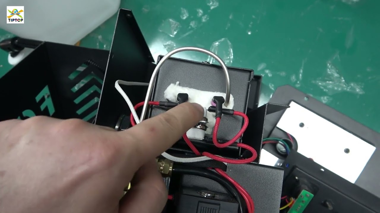 TIPTOP 15X1W RGB 3IN1 Led Smoke Machine How to Repair for Heater/Oil Pump/Solenoid Valve