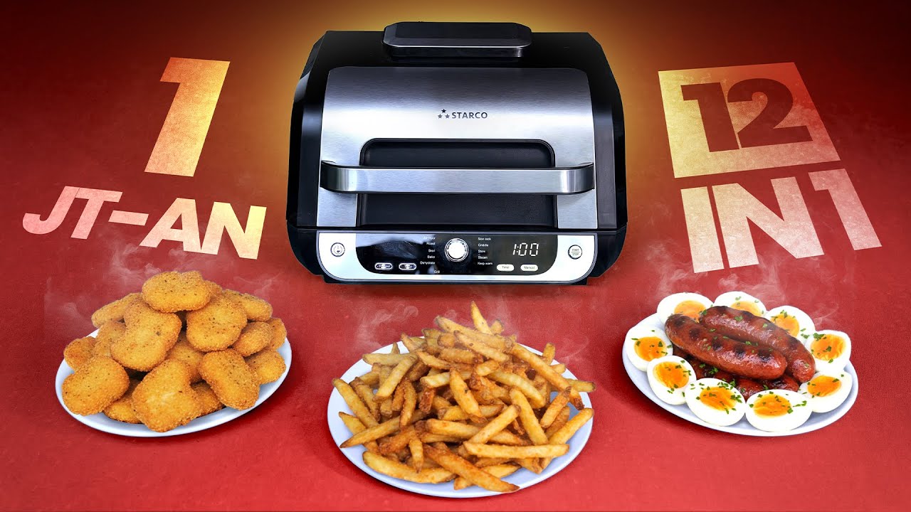 Air Fryer 1 JUTAAN Berasa Punya 12 !! STARCO Air Fryer 12-in-1 Multrigrill