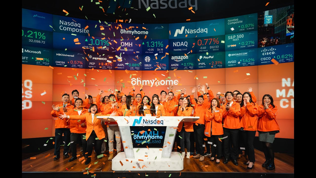 Closing Bell Ceremony | Ohmyhome is now Nasdaq Listed