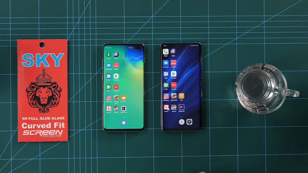 S10 plus vs P30 Pro fingerprint test / مقایسه اثرانگشت گلکسی اس ۱۰ پلاس در مقابل پی ۳۰ پرو