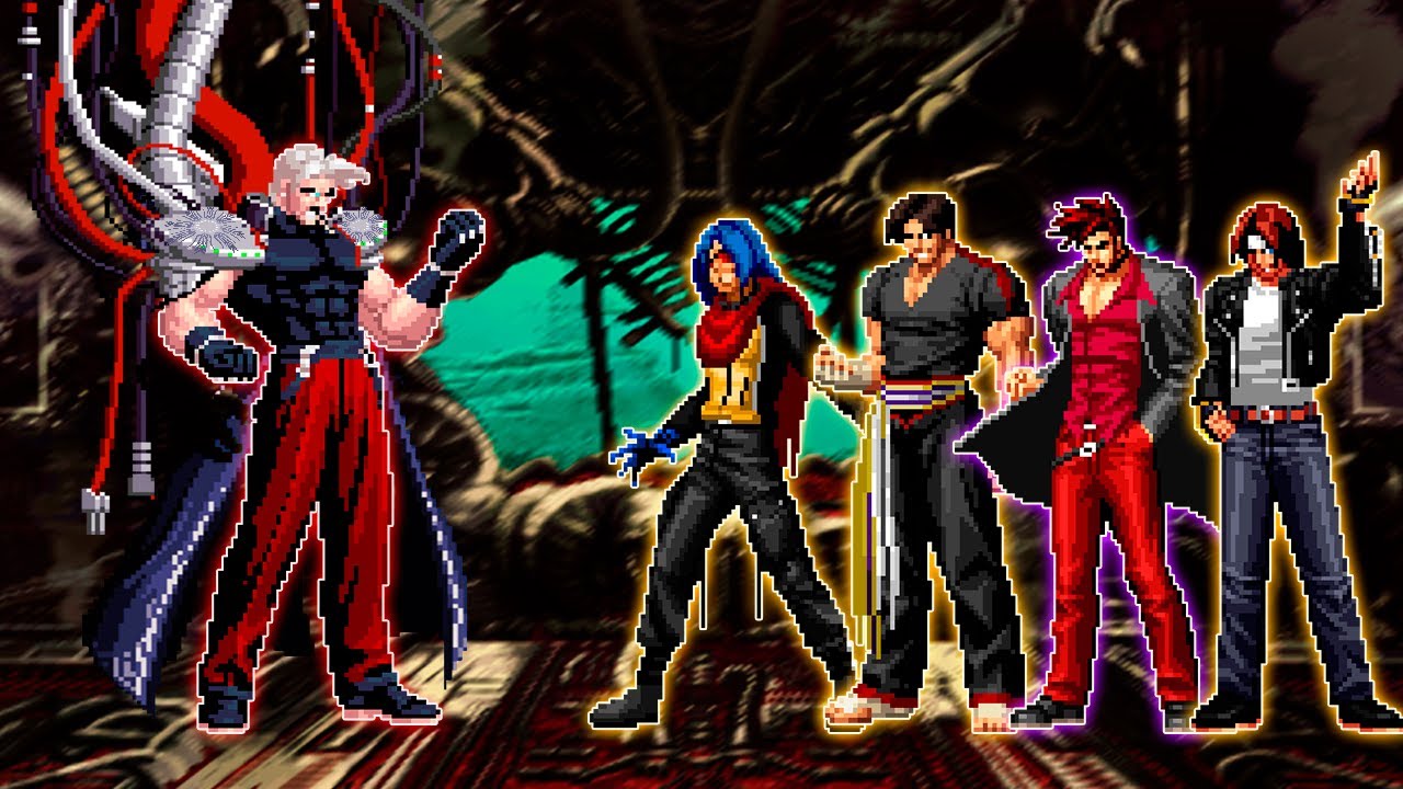 [KOF Mugen] Omega Rugal XV VS KOF XV Team!!
