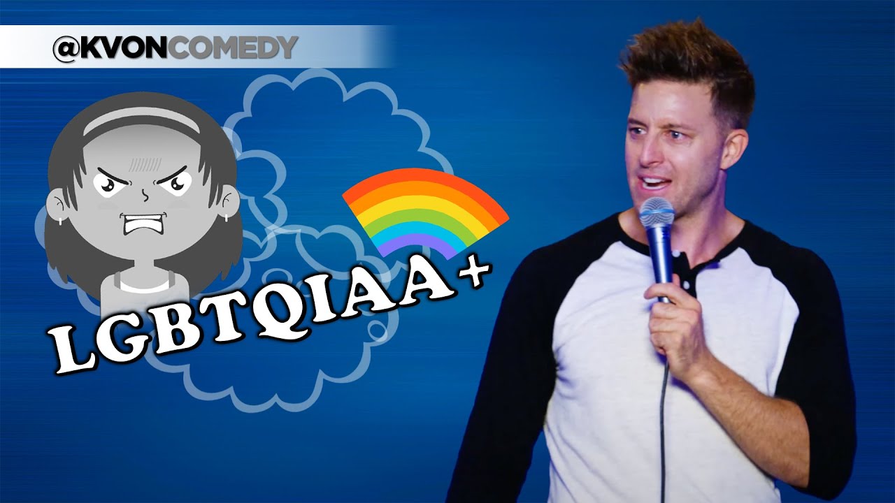 ЛГБТКиАА+ девушка злится на комика (К-фон смеётся)
