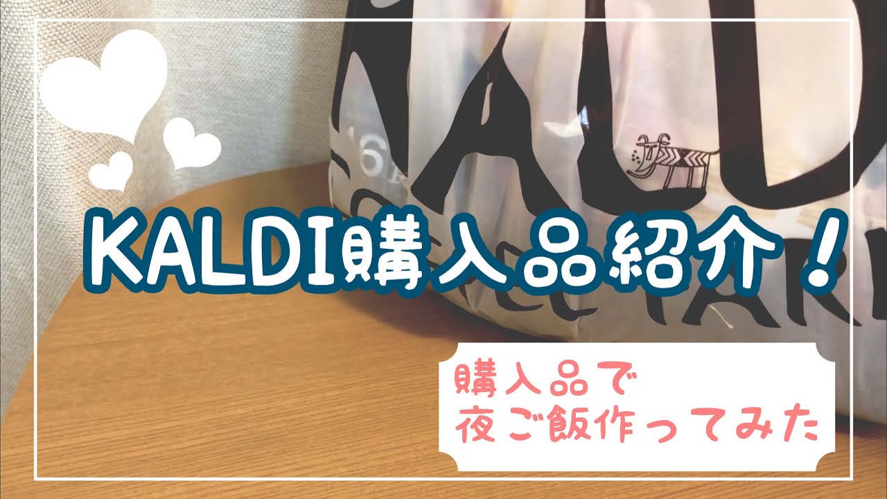 KALDI購入品紹介と夜ご飯作り／カルディのオススメ品買ってみました！