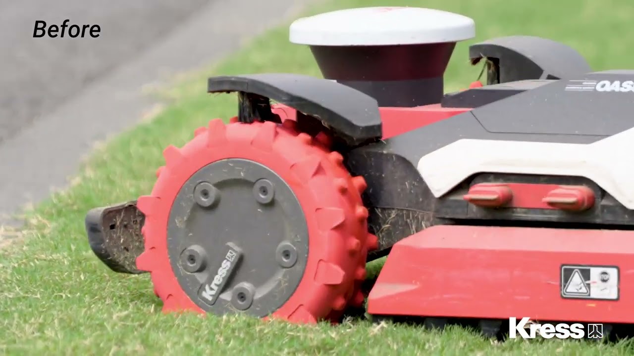 KRESS ROBOTIC MOWER JUST KEEPS GETTING BETTER AND BETTER!!!