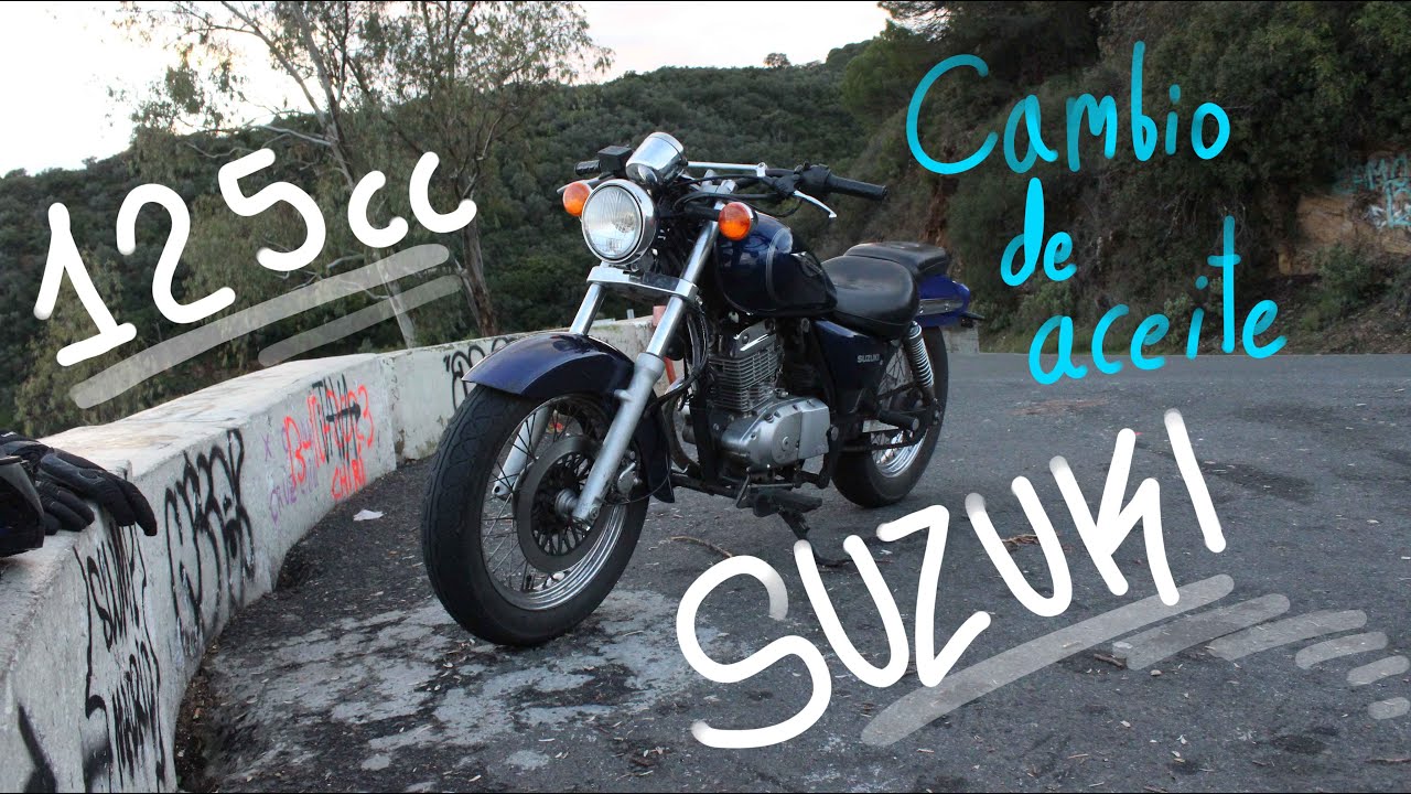 cambio aceite suzuki marauder 125cc
