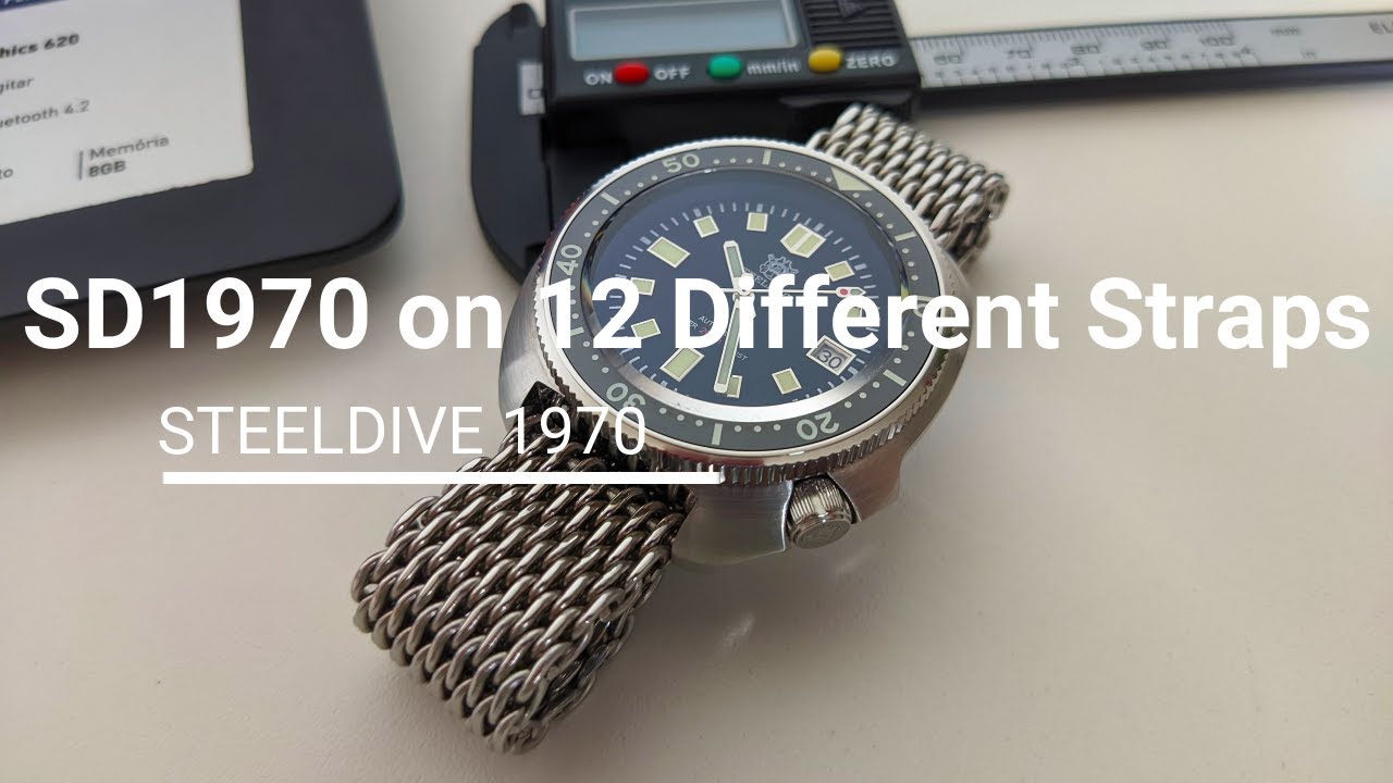 STEELDIVE 1970 - on 12 Different Straps / 12 Correas diferentes