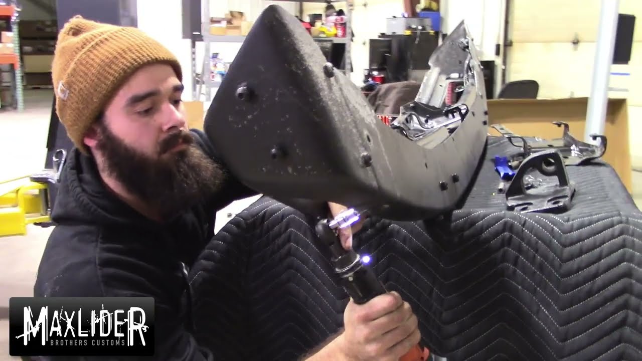 Installing The Custom Front Modular Bumper from Maxlider Bros. Customs - Part 1
