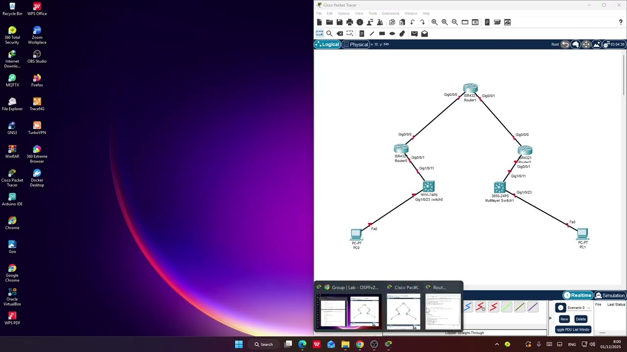 7 1 3 Lab   OSPFv2 Route Summarization and Filtering