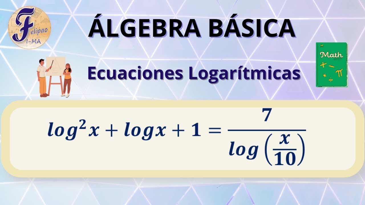 Como resolver Ecuaciones Logarítmicas fácilmente, ejemplo 1