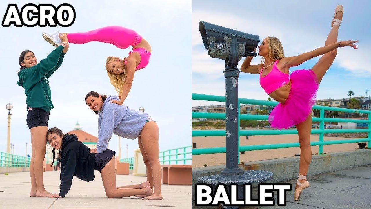 ACRO VS BALLET PHOTO CHALLENGE ft @Jordan Matter