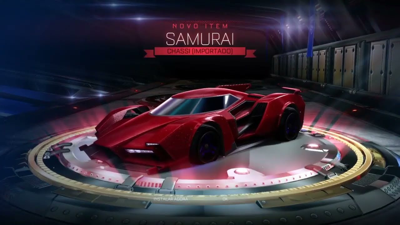 Ganhei o SAMURAI no Rocket League