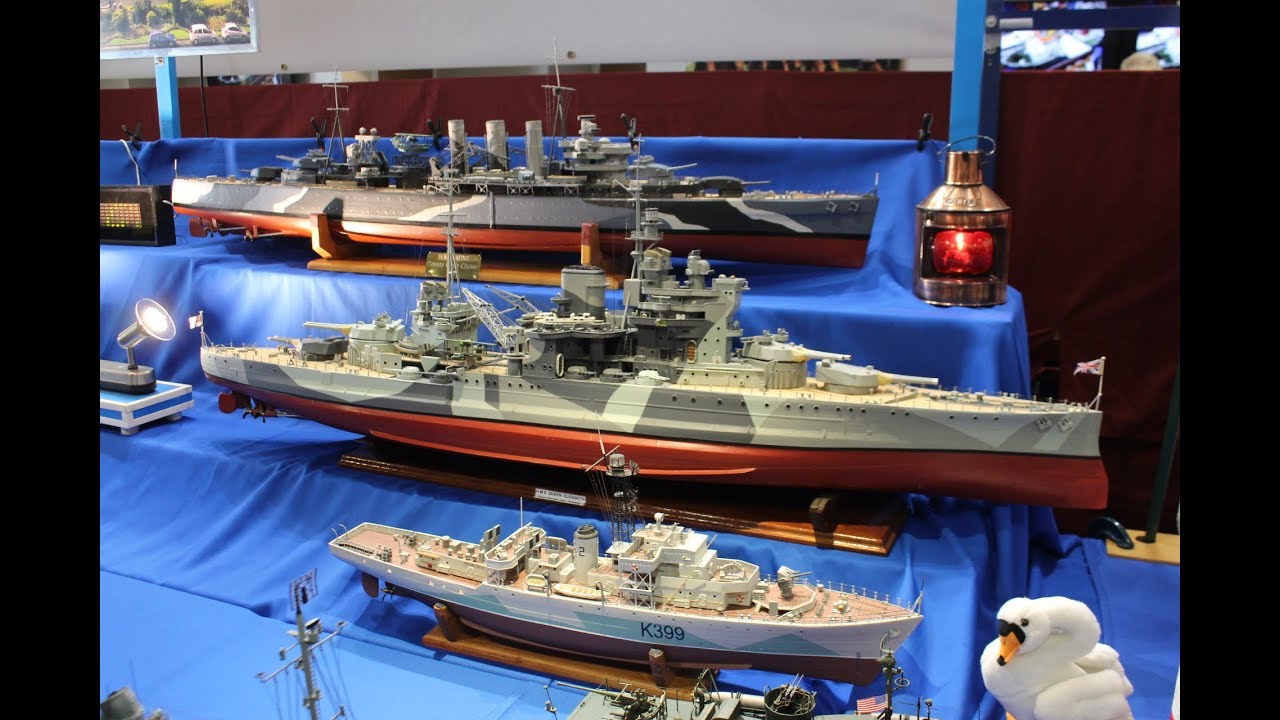 Model Boat Convention 2019 | Haydock Park | RC Battleships, Frigates and Destroyers
