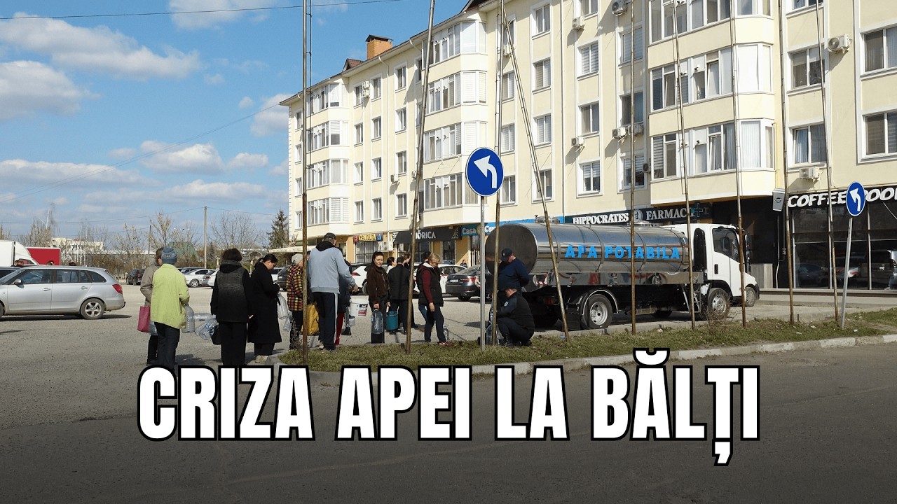 A cincea zi fără apă la Bălți! Autoritățile centrale au inspectat punctele de distribuire din oraș